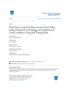 Real-Time Control of Shunt Active Power Filter under Distorted Grid