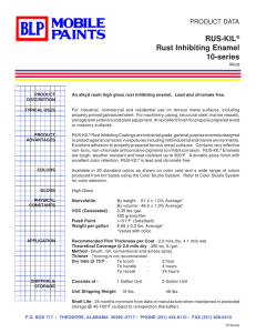RUS-KIL® Rust Inhibiting Enamel 10-series