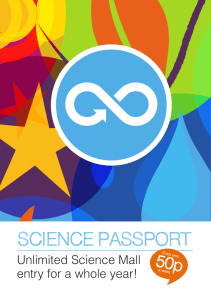 science passport - Glasgow Science Centre