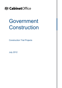 Government Construction Trial Projects
