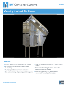 Gravity Ionized Air Rinser