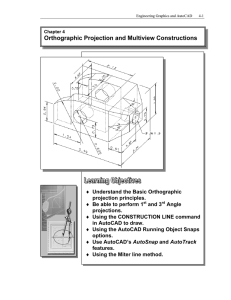Orthographic Projection and Multiview Constructions