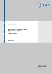 The Power of Hydroelectric Dams: Agglomeration Spillovers