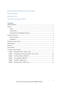 TC/BN List - Cork City and County Archives