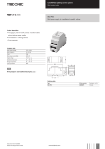 luxCONTROL lighting control system DALI control units