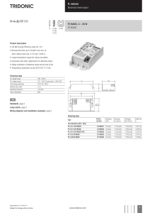 FL ballasts Electronic fixed output PC BASIC, 4 – 28 W PC