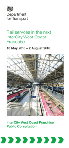Rail services in the next InterCity West Coast