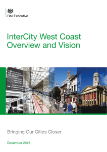 InterCity West Coast Overview and Vision