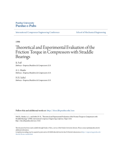 Theoretical and Experimental Evaluation of the Friction Torque in