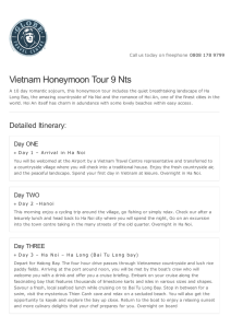 Vietnam Honeymoon Tour 9 Nts