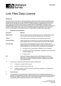 Link Files Data Licence