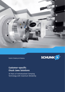 Customer-specific Chuck Jaws Solutions