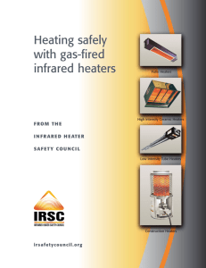 Heating safely with gas-fired infrared heaters