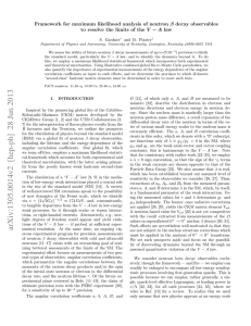 Framework for maximum likelihood analysis of neutron beta decay