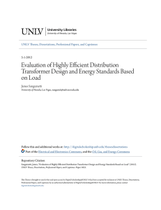 Evaluation of Highly Efficient Distribution Transformer Design and