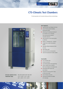 CTS-Climatic Test Chambers