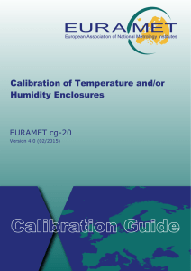 Calibration of Temperature and/or Humidity Enclosures
