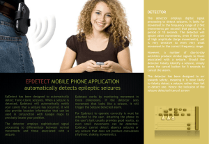 EPDETECT MOBILE PHONE APPLICATION automatically detects