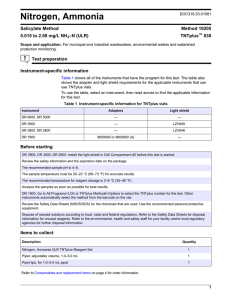 Nitrogen, Ammonia