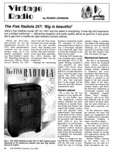 1997-07: The Fisk Radiola 257 Big is beautiful