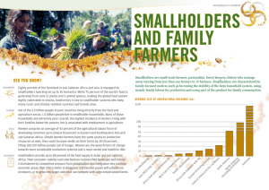smallholders and family farmers - Food and Agriculture Organization