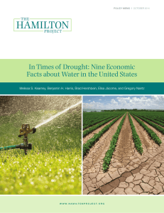 Nine Economic Facts about Water in the United States