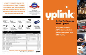Uplink® 4G Communicators