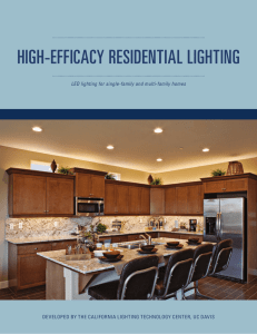 high-efficacy residential lighting - California Lighting Technology