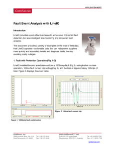 Fault Event Analysis