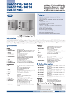 UNO-3083G/3085G UNO-3073G/3075G UNO-3073GL - ADD-IPC