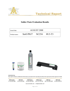 NC254 IPC Solder Paste Testing Report