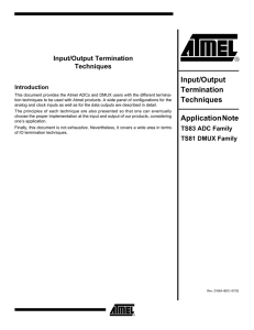Input/Output Termination Techniques