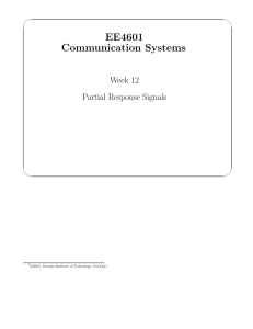 Partial Response Signals