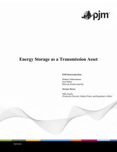 Energy Storage as a Transmission Asset