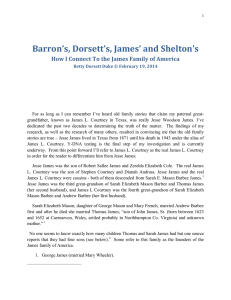 Barron`s, Dorsett`s, James` and Shelton`s