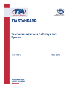 TIA-569-C Telecommunications Pathways and Spaces
