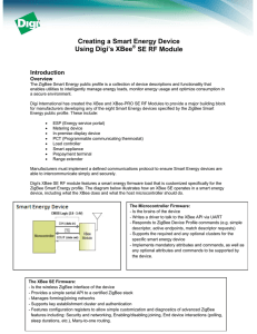 Implementing ZigBee Smart Energy Devices with the XBee