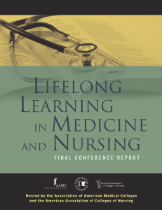 Lifelong Learning in Medicine and Nursing