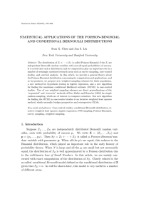 statistical applications of the poisson