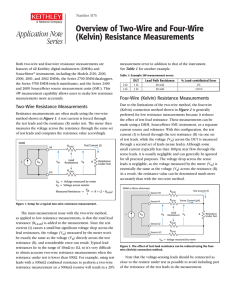 2110 Digital Multimeter | Resistance Measurements | Keithley