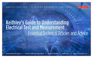 Guide to Understanding Electrical Test and Measurement
