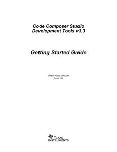 Code Composer Studio Development Tools v3