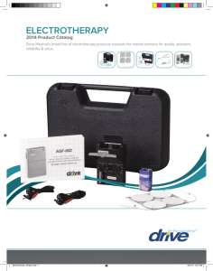 electrotherapy - Drive Medical