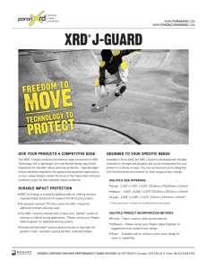 XRD® J-Guard - Product Overview - XRD® Extreme Impact Protection