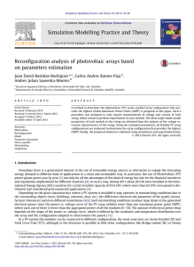 Reconfiguration analysis of photovoltaic arrays based on