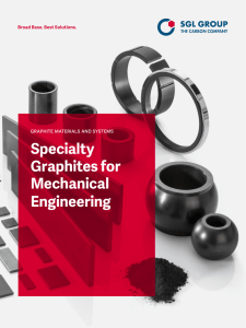 Specialty Graphites for Mechanical Engineering