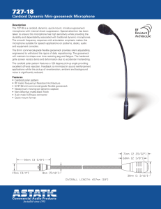 Cardioid Dynamic Mini-gooseneck Microphone