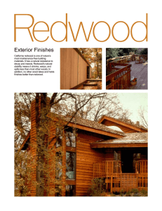 Exterior Finishes - California Redwood Association