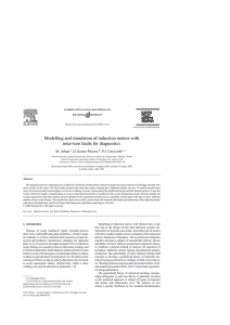 Modelling and simulation of induction motors with inter