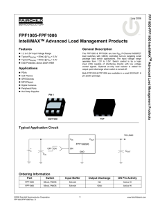 FPF1005-FPF1006 IntelliMAXŁ Advanced Load Management